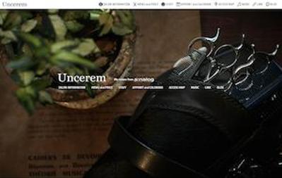 美容室のウェブサイト