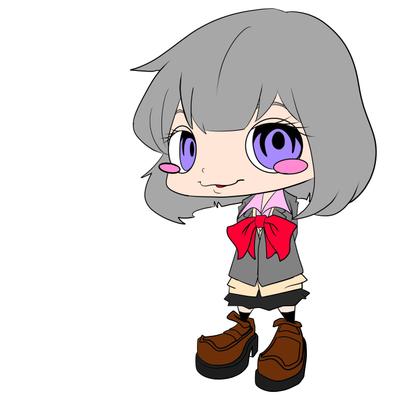 ラインスタンプに使えそうなキャラデザで描きました