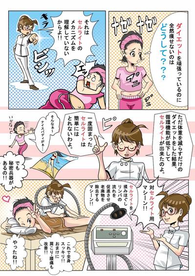 漫画　整体　メディカルセル説明漫画