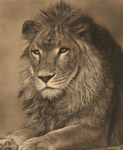 ライオンの肖像画