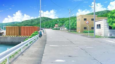 港付近の道路1