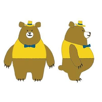 大人なクマのキャラクター2