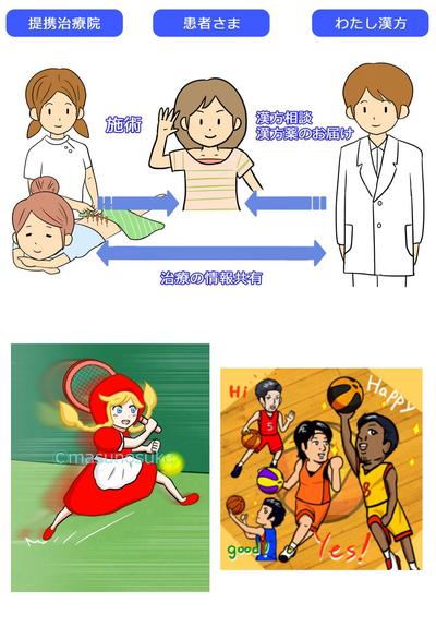 様々なタッチのキャラクター描けます