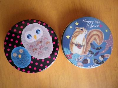 チョコ入りランウド缶