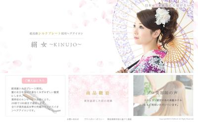 ヘアアイロン商品販売HP
