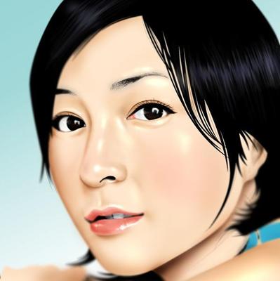 広末涼子さん　似顔絵