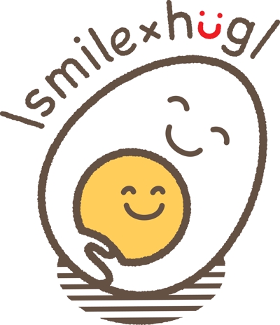 ベビーマッサージサロン「smile×hug」のロゴデザイン