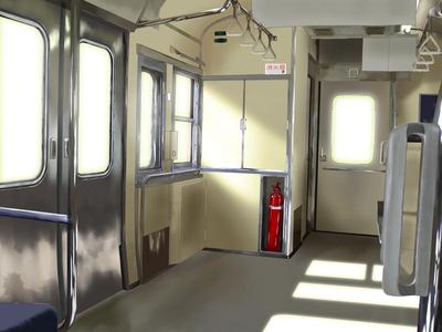 電車（写真模写）