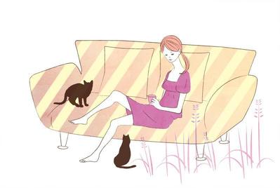 女性のイラスト