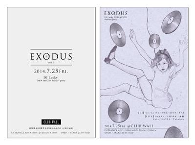 EXODUS VOL.5 イベントフライヤー