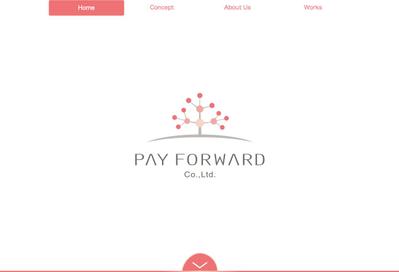 株式会社Payforward様 企業ホームページ制作