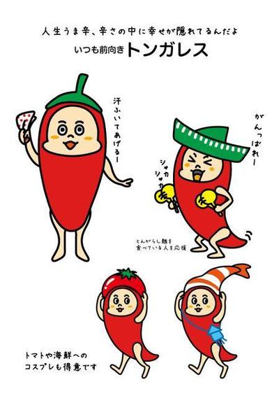 某商品のキャラクターデザイン