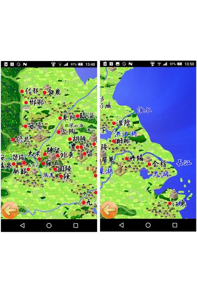 スマホゲームのMAPデザインです