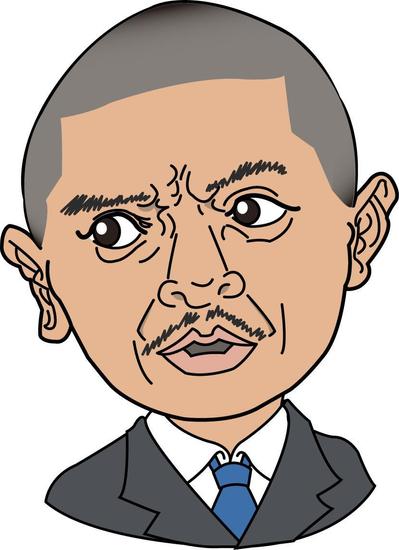 松本人志の似顔絵
