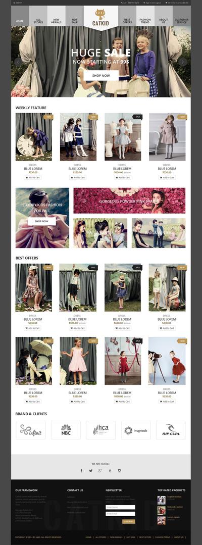 eCommerce site design
