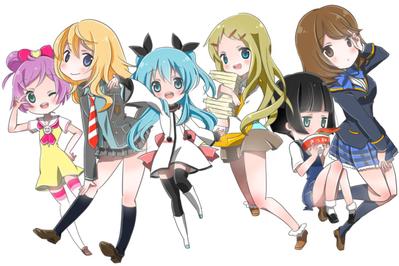 アニメキャラ集合絵