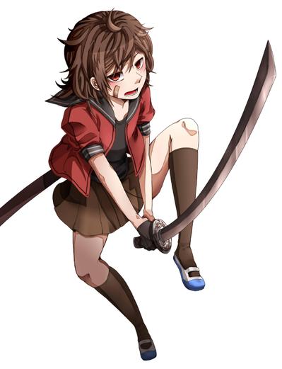 男の娘と日本刀