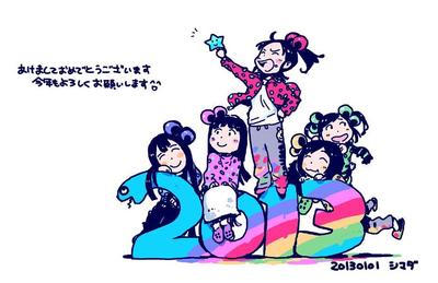 似顔絵１　ももクロ