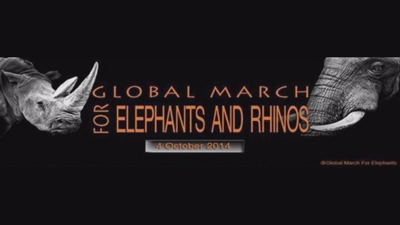 Global March for Elephants and Rhinos in Tokyo プロモ