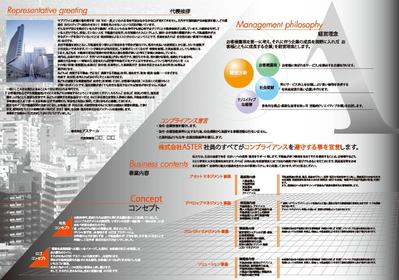 コンサルティング会社パンフ中面