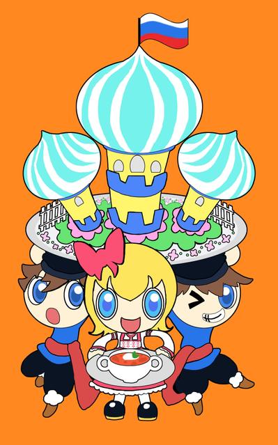 仕事絵　『 ロシア店パントリーイラスト』　