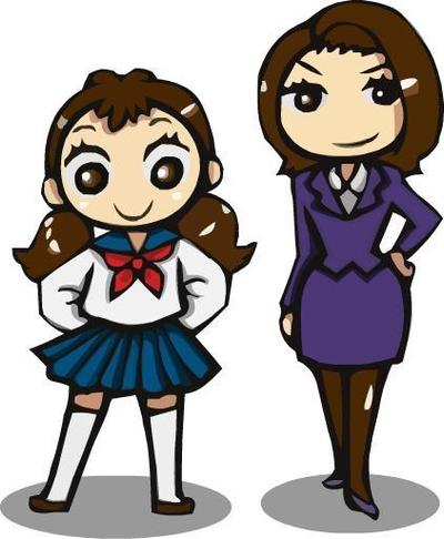 女子と女性