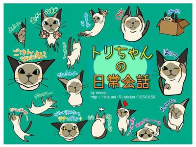 LINEスタンプ　猫