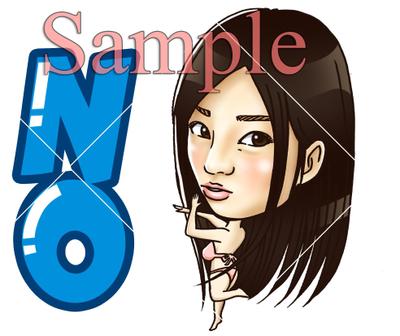 グラビアアイドル　高崎聖子さんスタンプ作成02