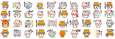  LINEスタンプ ゆるハム！毎日がハムスター 