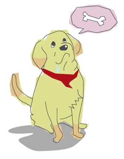 犬の挿絵イラスト(2)