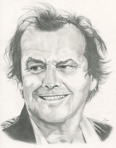 似顔絵　ジャック・ニコルソン