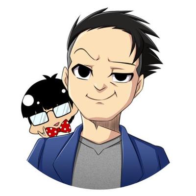 お笑い芸人「にやがりもん」さんの名刺イ用ラスト