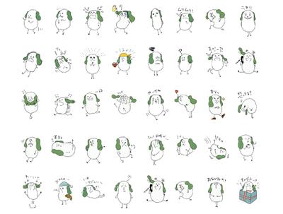 イメージキャラクターのLINEスタンプ制作