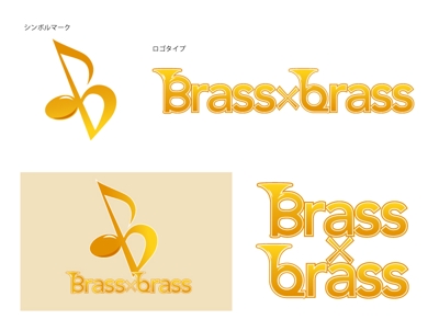 「Brass×brass」ロゴデザイン