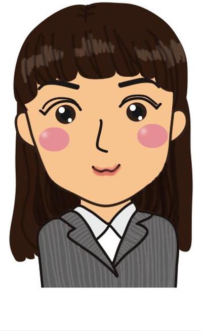 名刺に使用する似顔絵