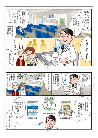 商品説明マンガ　病院編