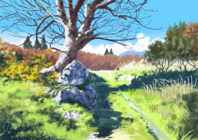 ゲームイラスト　背景イラスト