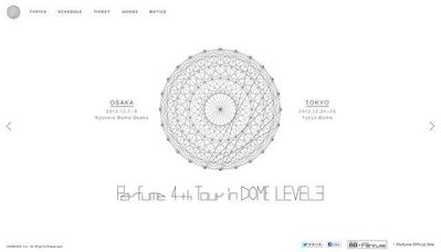 Perfume 4th Tour in Dome LEVEL3