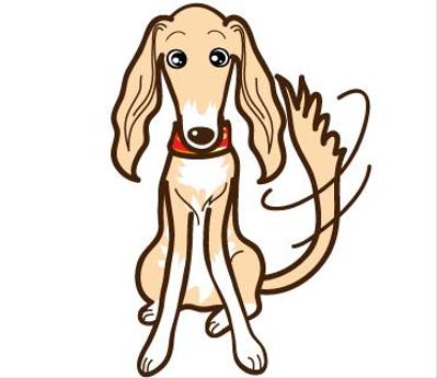 Saluki&#039;s サルーキスタンプ