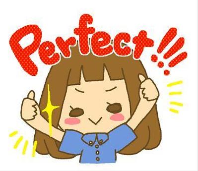 LINEスタンプ「前髪ぱっつん女子　~その２~」