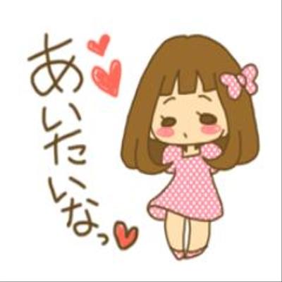 LINEスタンプ「前髪ぱっつん女子　～らぶらぶ～」