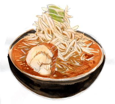 ラーメンのイラスト１