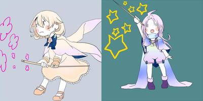 ちびキャラ魔女っこ