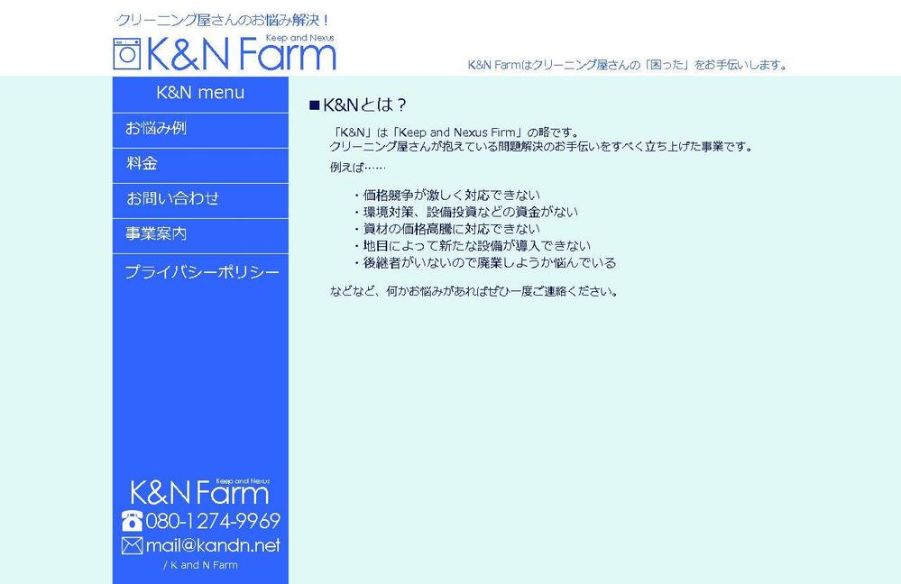 コンサルタント事業立ち上げの為のサイト制作