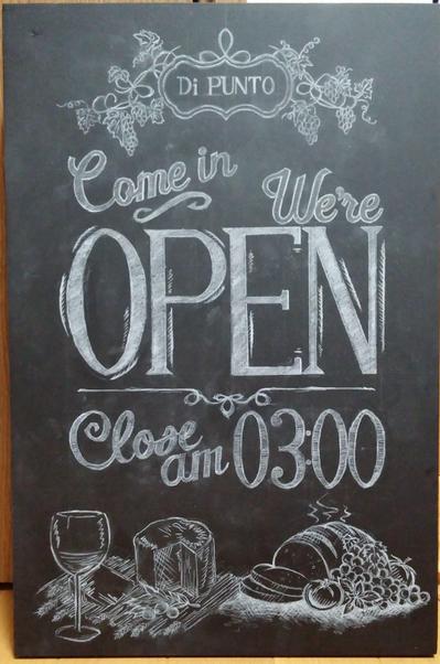 Di PUNTO恵比寿店ディナー看板