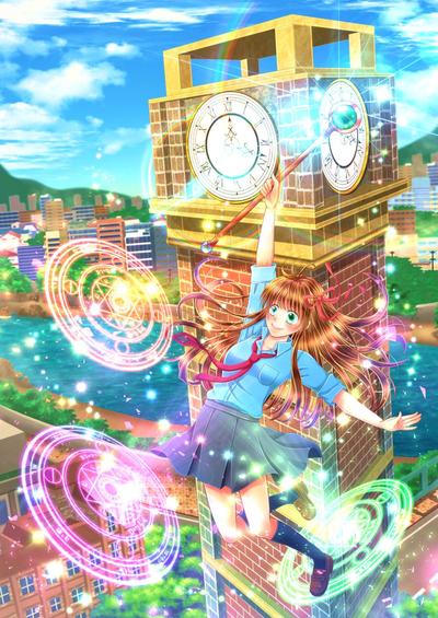 グループ展『花宵街』 街角 「魔法少女の空中散歩」