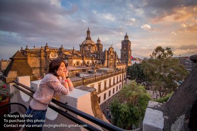 テラスからの眺め　メキシコ