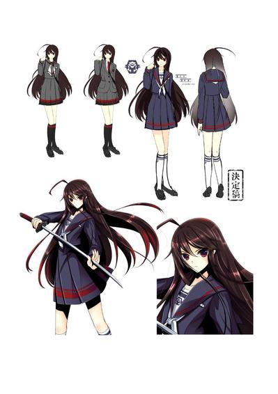 キャラクターデザイン（天月朱羅）