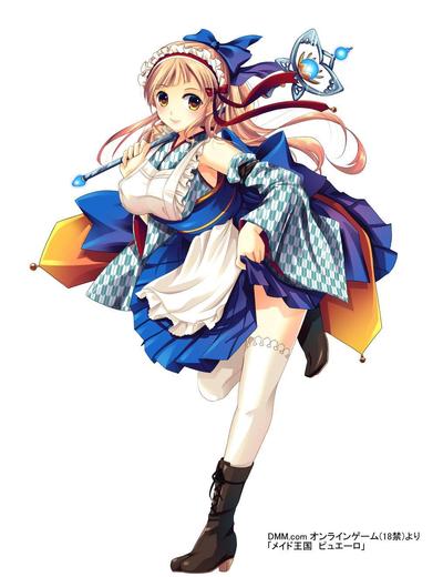 【メイド王国 ピュエーロ】カードゲームイラスト