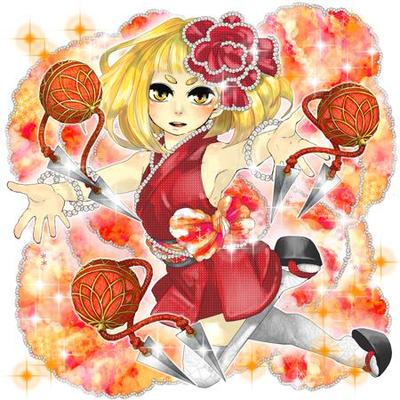 座敷わらしのカードイラスト